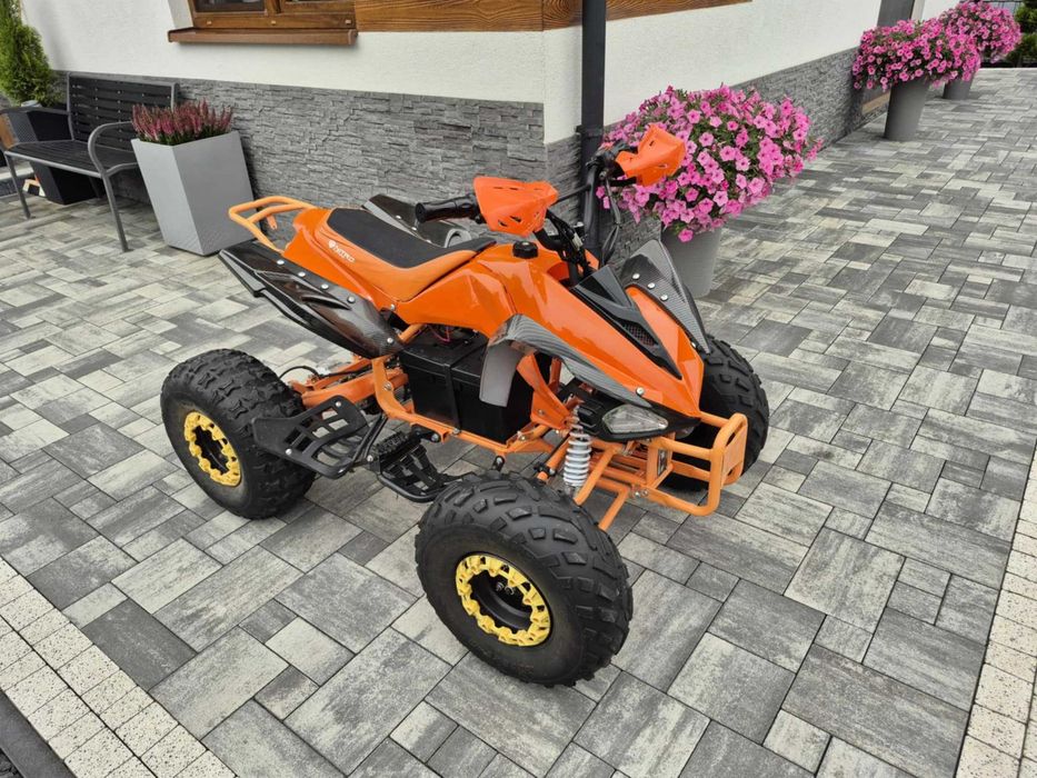 Duży Quad Elektryczny Dla Dzieci Wzmacniany Stan BDB