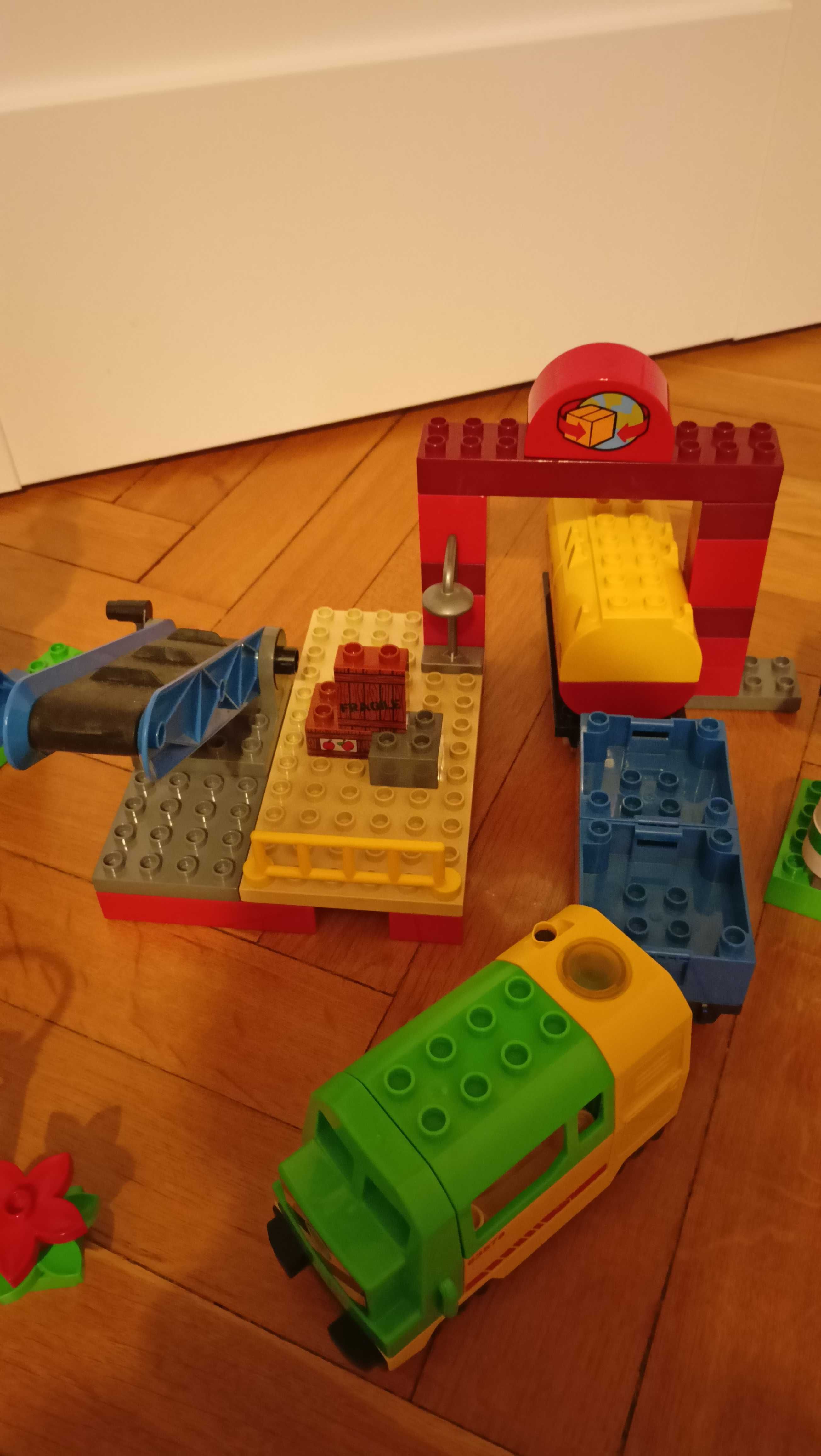 5609 LEGO Duplo pociąg + dużo torów z wiaduktem