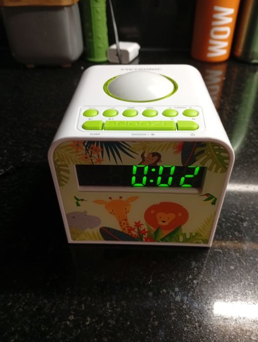 Relógio despertador infantil