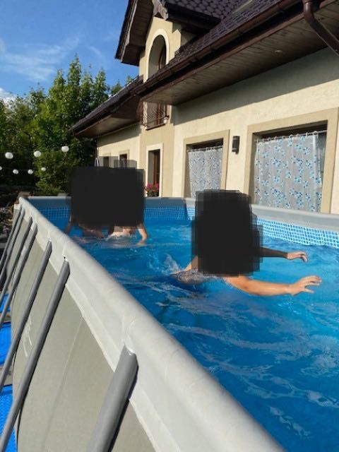 Basen stelażowy INTEX 26352  549x274x132 z pompą piaskową i drabinką