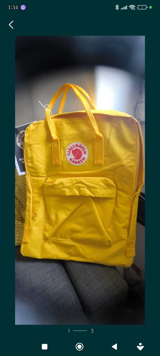 Mochila nova - Fjall Kanken tamanho grande