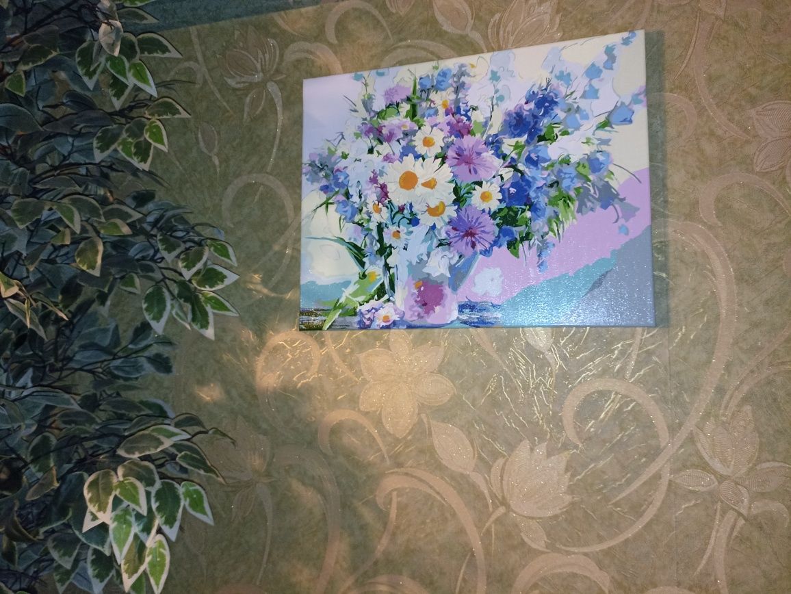 Картина нарисованная  50Х40 см