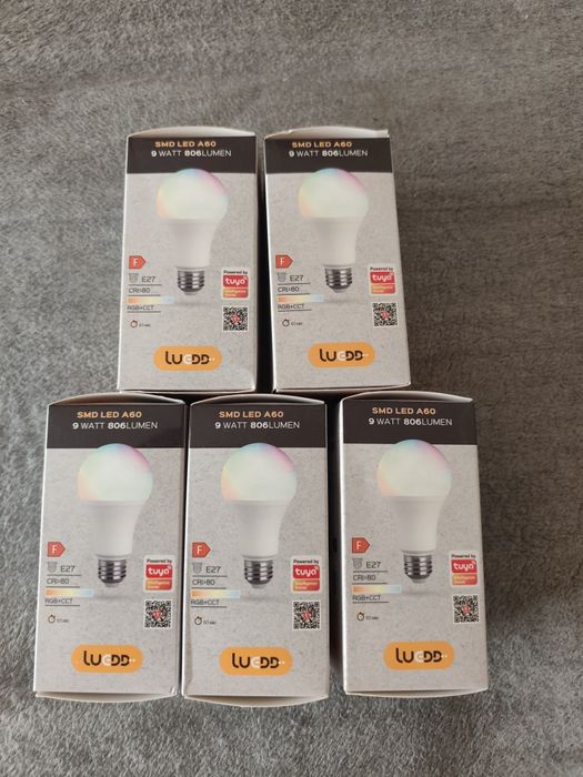 Żarówka SMD Led A60 9 Watt 806Lumen 5 sztuk