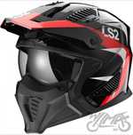 kask motocyklowy LS OS606, rozmiar M, używany 3 razy
