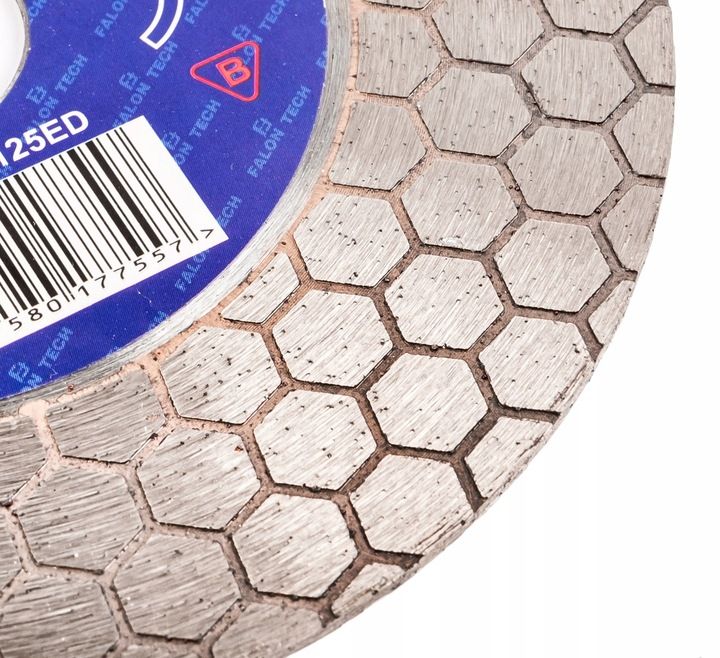 Tarcza 125mm Diamentowa Do Płytek Gresu Glazury Szlifowania Cięcia 45