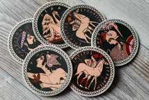 Greckie podkładki ceramiczne