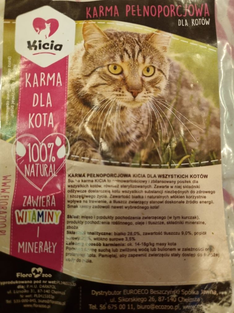 Sucha karma dla kotów Florazoo 4kg