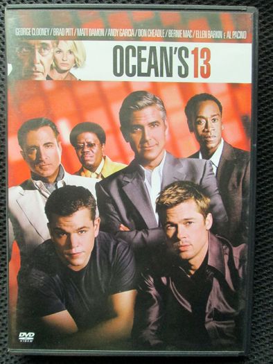 3 DVD - Coleção OCEAN's - Eleven, Twelve, 13 - excelente estado