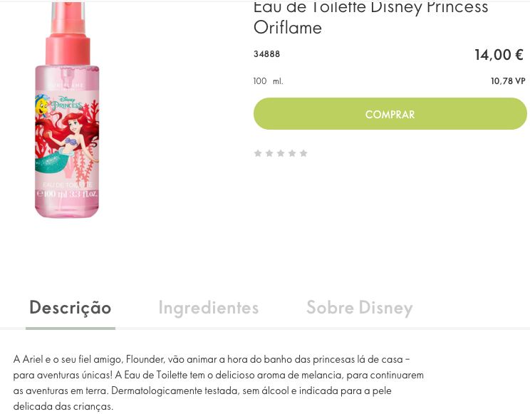 Perfume Princesa + OFERTA Bálsamo de Lábios Tangled Disney
