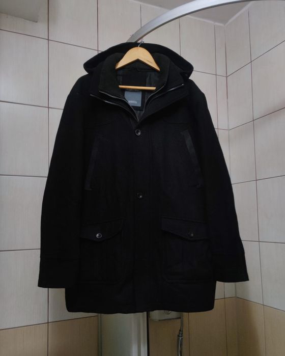 Kurtka płaszcz XL  Angelo Litroco C&A c and a wool elegancki męski pła