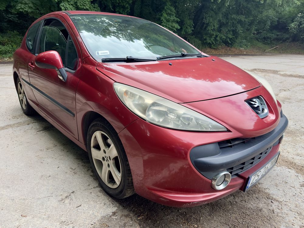 Peugeot 207 1.6 hdi 90KM 2006 diesel bez przeglądu wazne OC