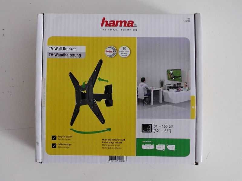 Uchwyt ścienny do TV Hama LCD LED Fullmotion 32-65"