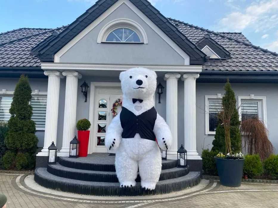 Tańczące maskotki na twoją imprezę/ Duży dmuchany biały miś/panda/lew