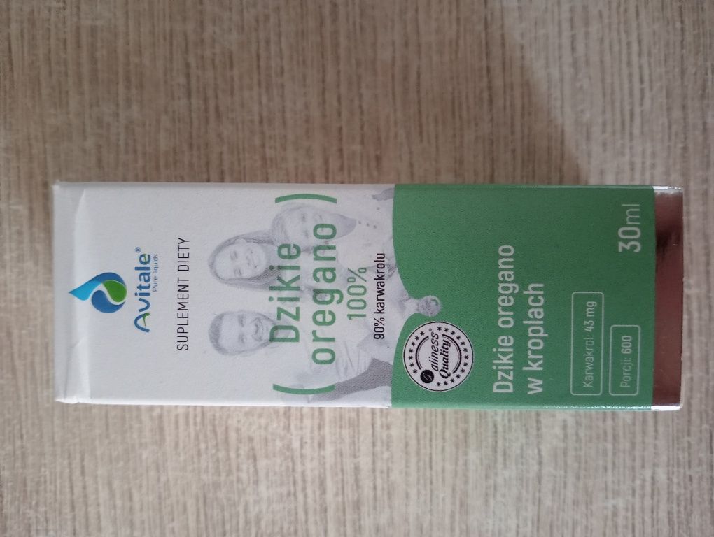 Dzikie oregano w kroplach