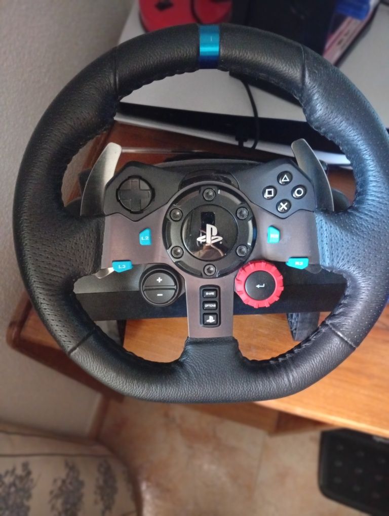 Ps5+ 2 comandos +fones originais+volante Logitech g29+pedais+ mudanças