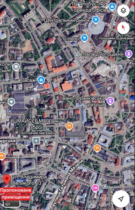 Оренда складове приміщення в центрі міста