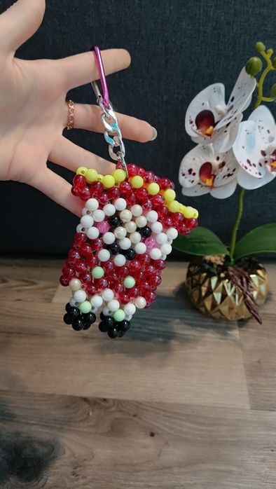 Брелок Лускунчик з бусін