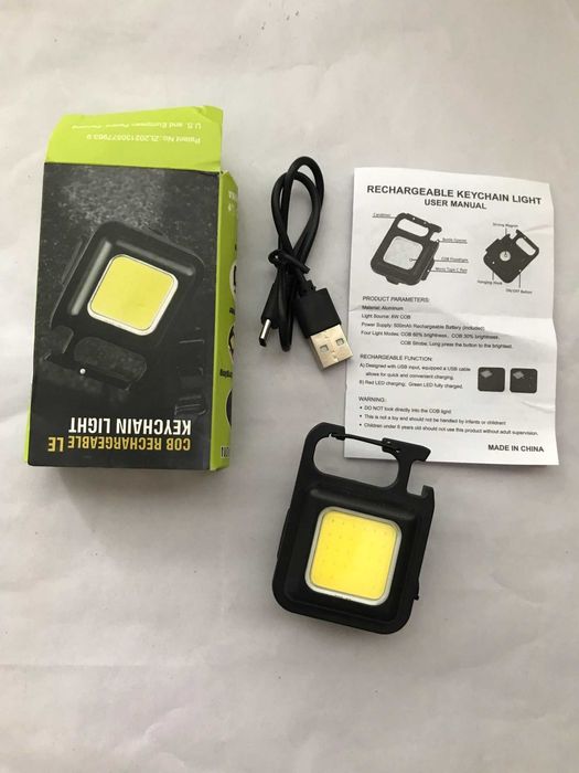 Фонарик, брелок, магнит, аккумуляторный, прожектор, крепление штатив