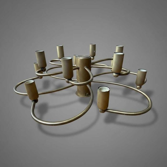 Vintage lampa sufitowa żyrandol Leola Niemcy lata 70 Helestra Leuchten