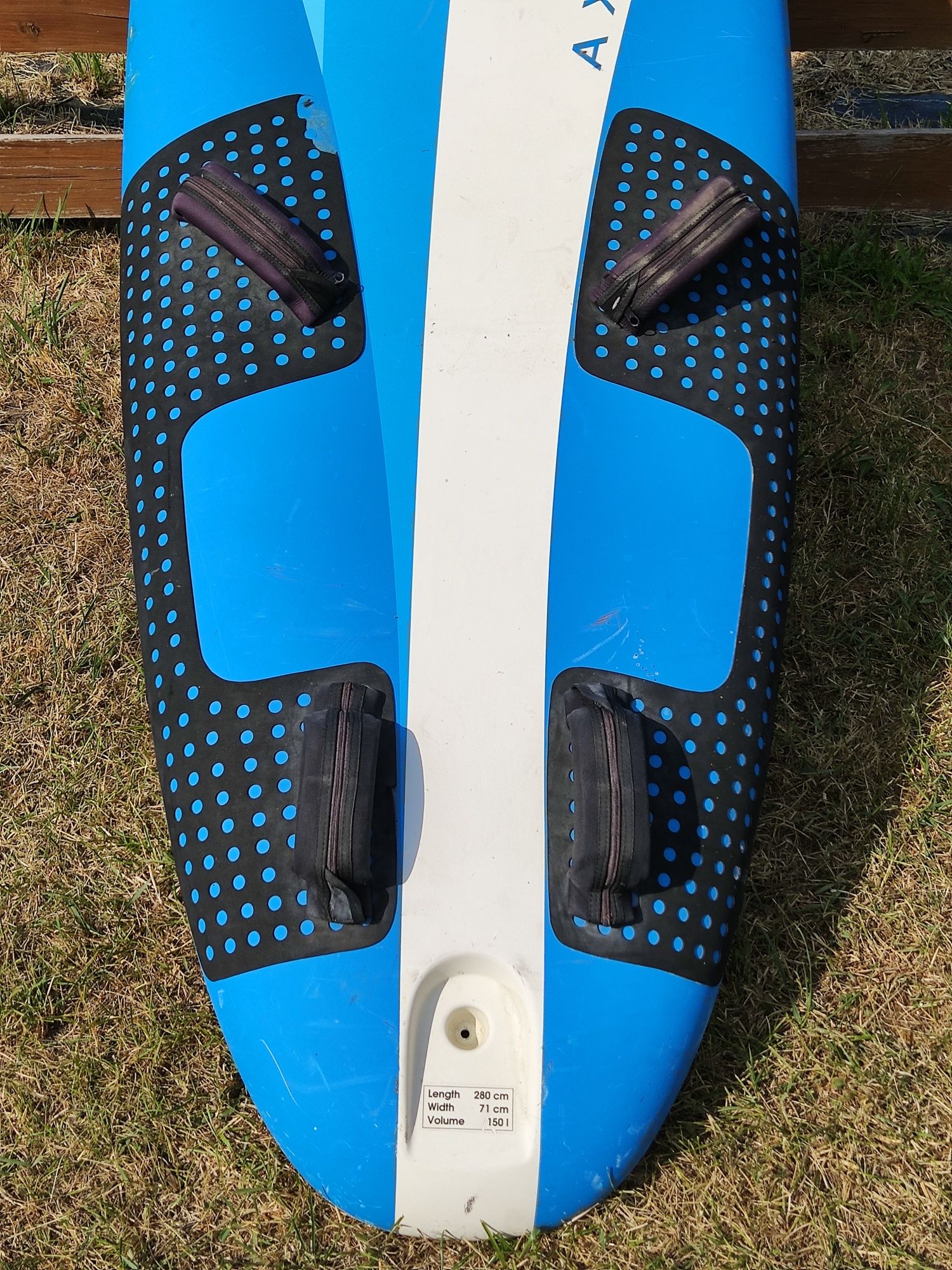 Deska 150 litrów szer. 71cm dł. 280cm Axel Windsurfing Nauka