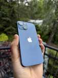 iPhone 13 mini 128 GB niebieski z faktura i pudełkiem