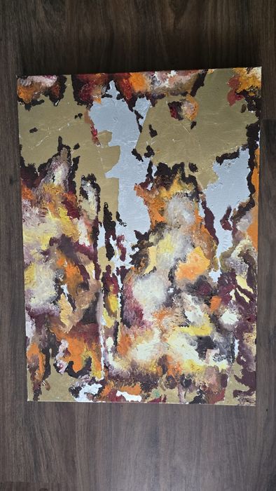 Quadro pintado a mão