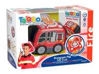 Samochodzik Press n' Go Fire Truck pudełko,269x180 mm