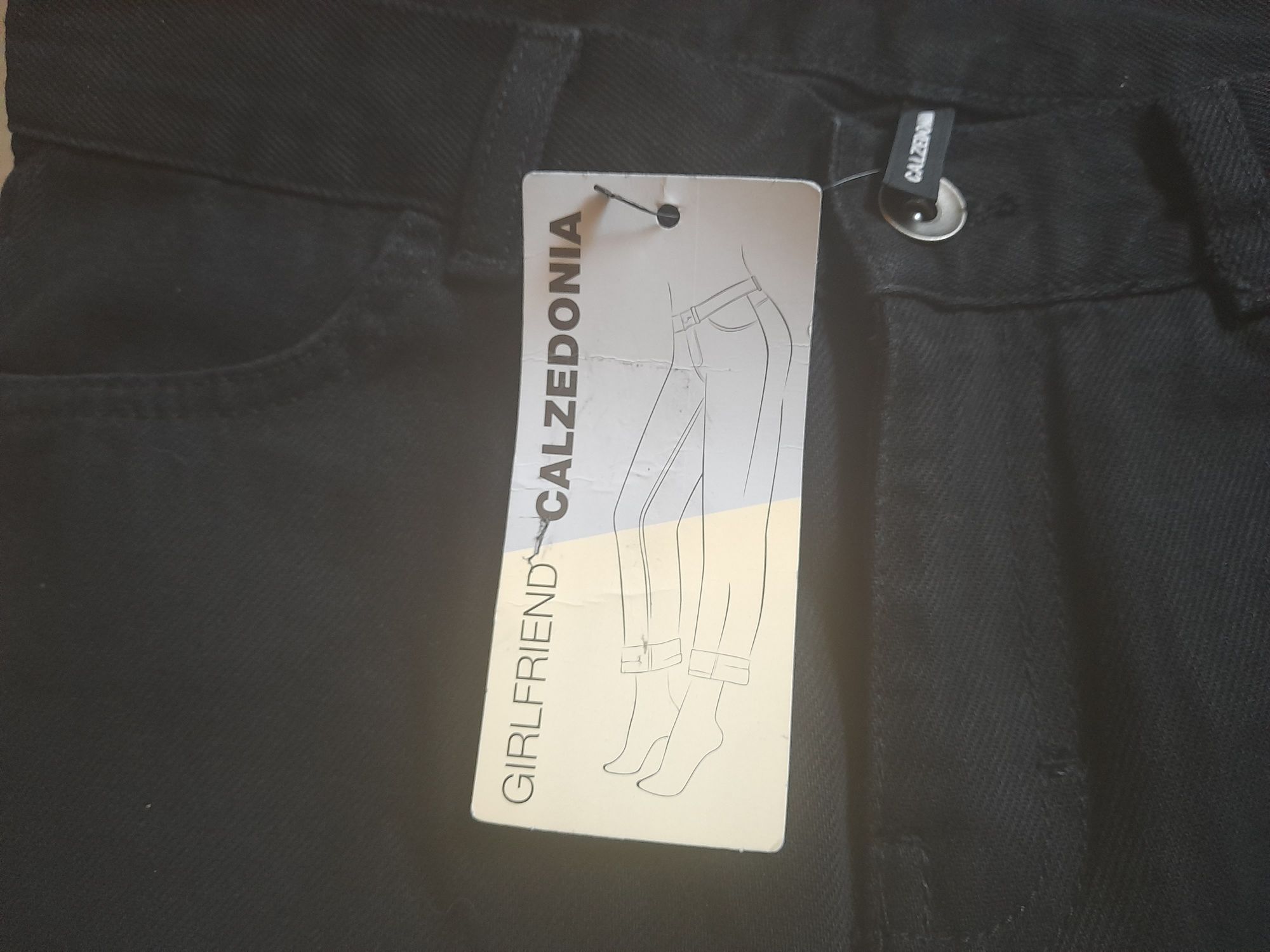Spodnie  Jeansy   GIRLFRIEND    CALZEDONIA    XS  .   NOWE  z  metką