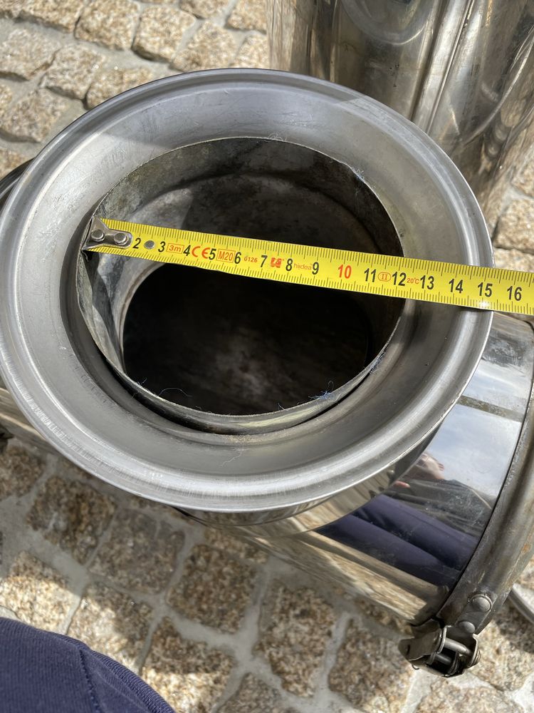 Tubo para chamine mais uma saida