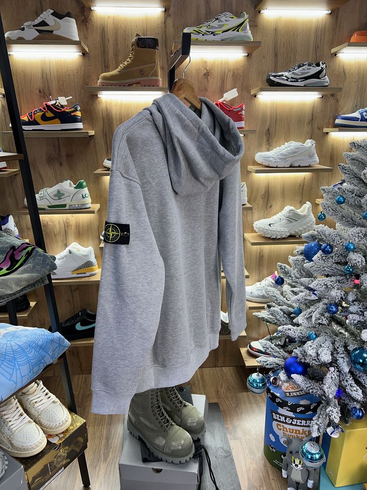 Зіп Худі Stone Island Grey