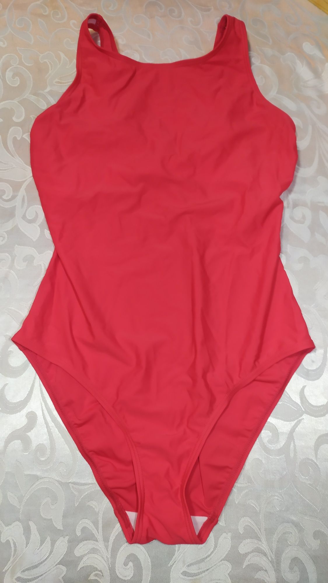 NOWY jednoczęściowy strój kąpielowy r. 42 - czerwony  BONPRIX