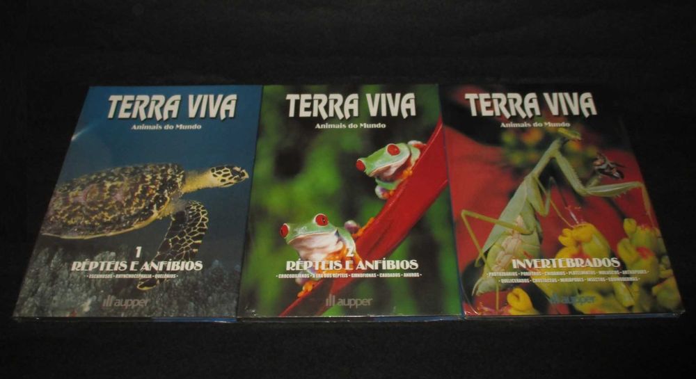 Livro​s Colecção Terra Viva Animais do Mundo Aupper