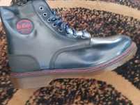 Buty trapery zimowe nowe skóra naturalna   okazja