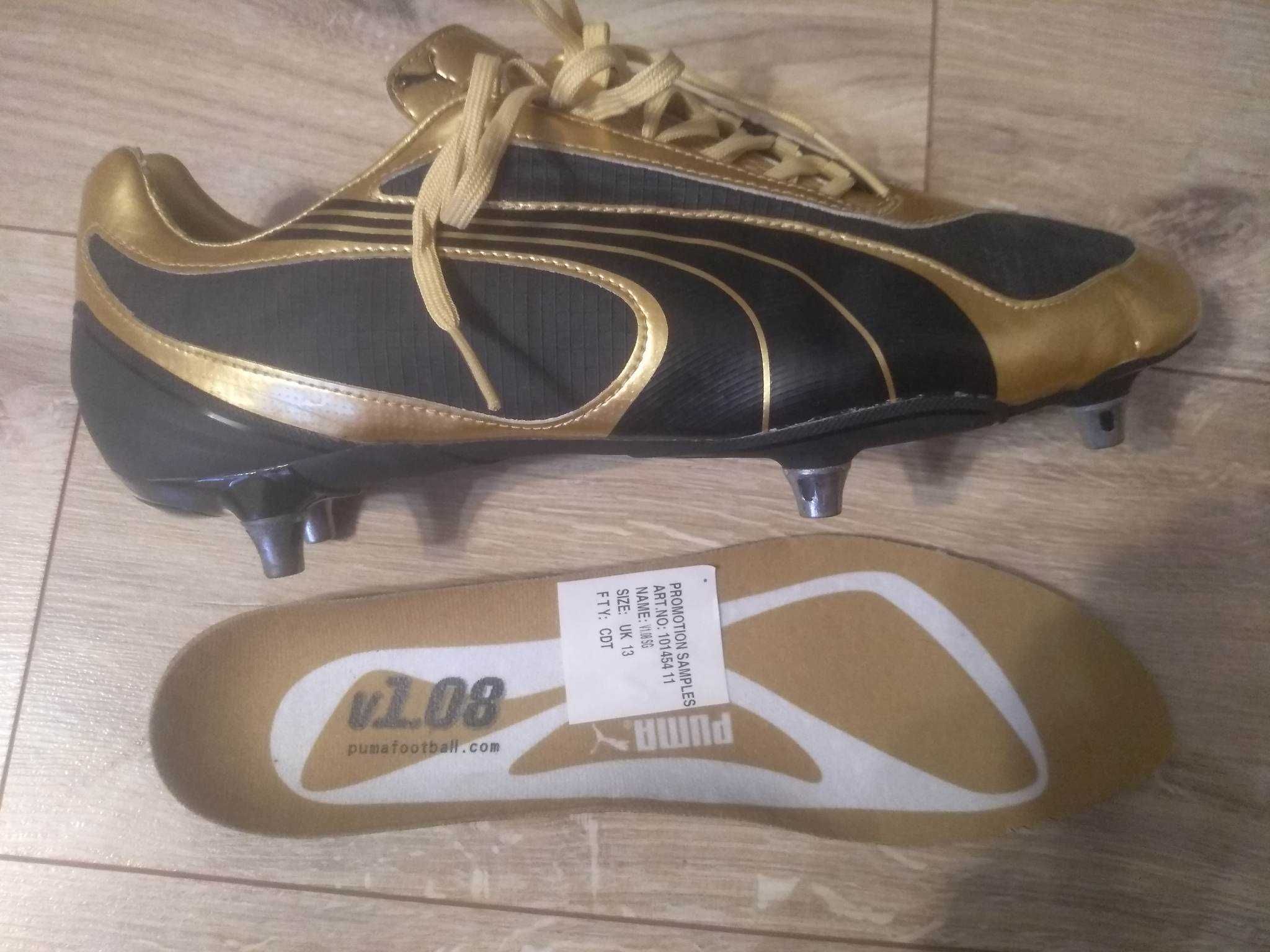 Puma V1.08 unikat Rare sample size UK13 buty piłkarskie