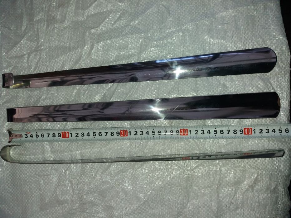 Обувная ложка из нержавеющей стали,рожок.