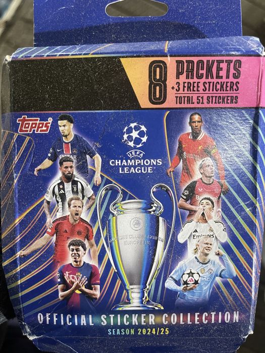 Topps UEFA Champions League Stickers 2024/25 Eco Pack sealed