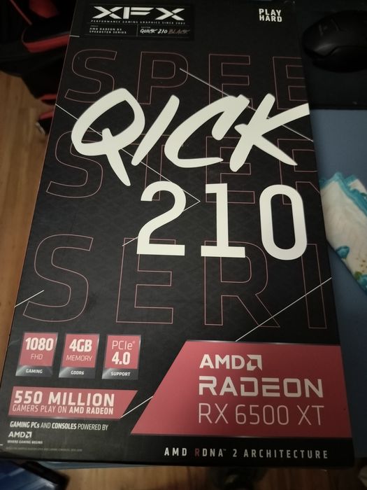 AMD Radeon RX 6500 XT 4gb Speedster series. Тільки ПО МІСТУ