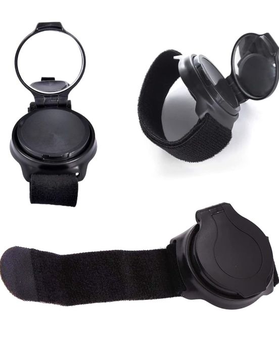 Szerokie lusterko wsteczne do jazdy na rowerze, na nadgarstek