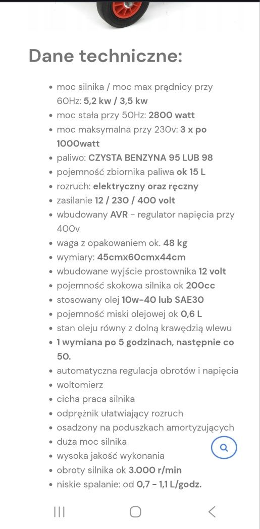 Agregat prądotwórczy