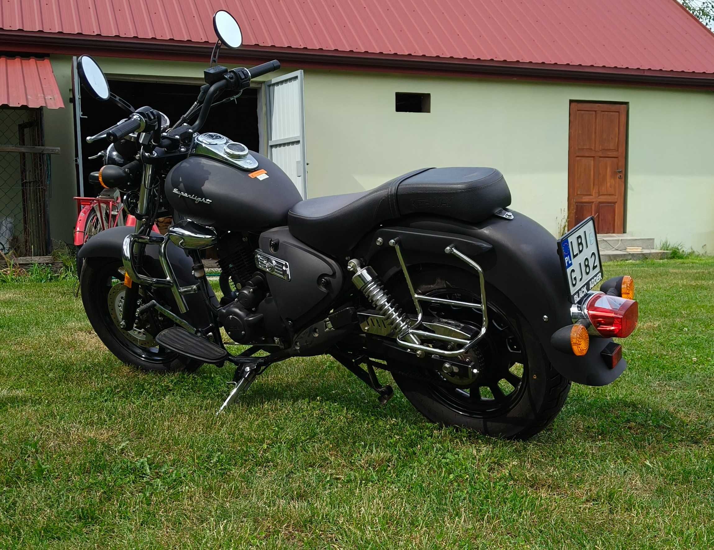 Keeway superlight 125cc jak nowy z dodatkami