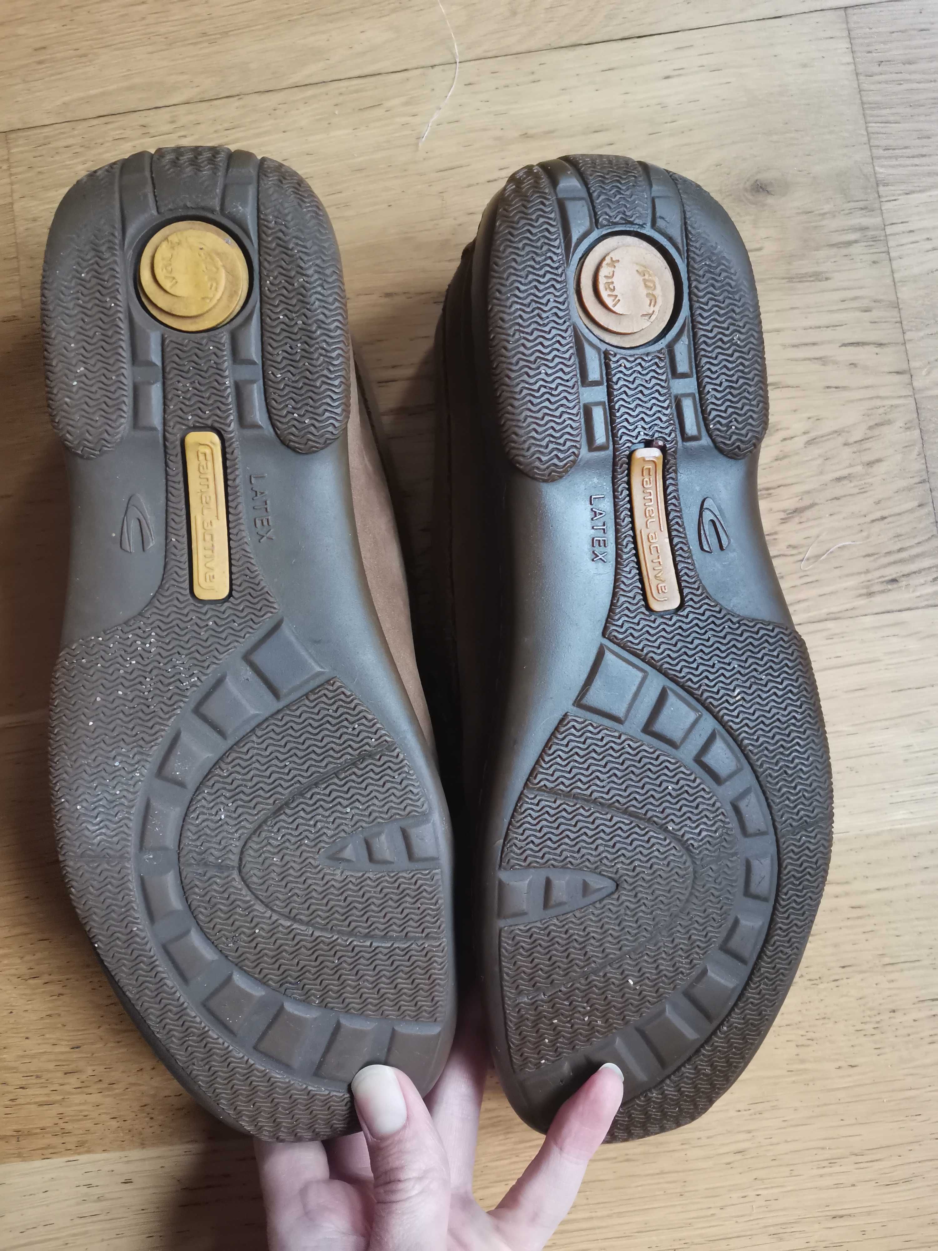 Buty skórzane mokasyny męskie 41,5