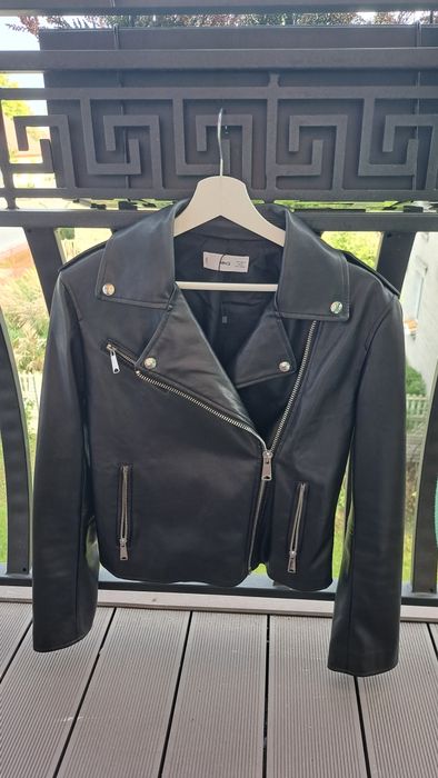 Ramoneska kurtka MANGO r.M  stan idealny klasyk czarna