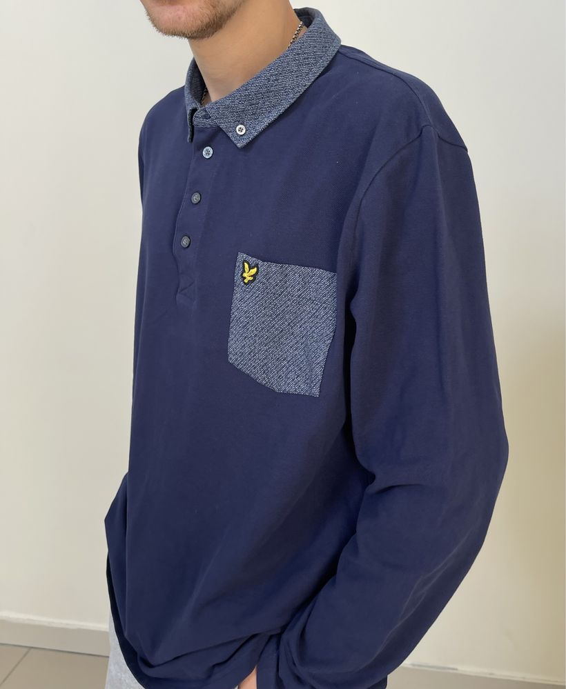 Синій Lyle&Scott polo