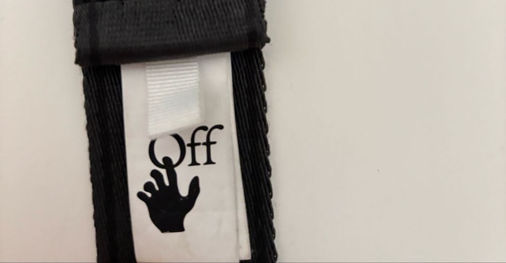 Cinto Off White preto