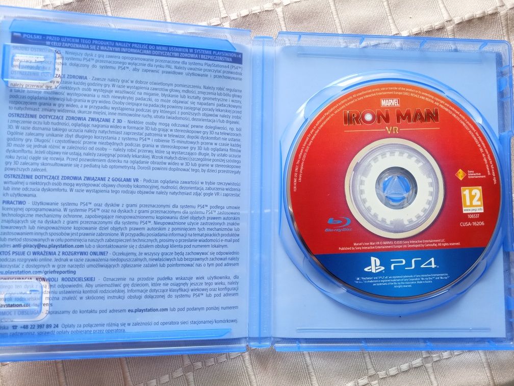 Gra na PS4 - IronMan ( konieczne VR)