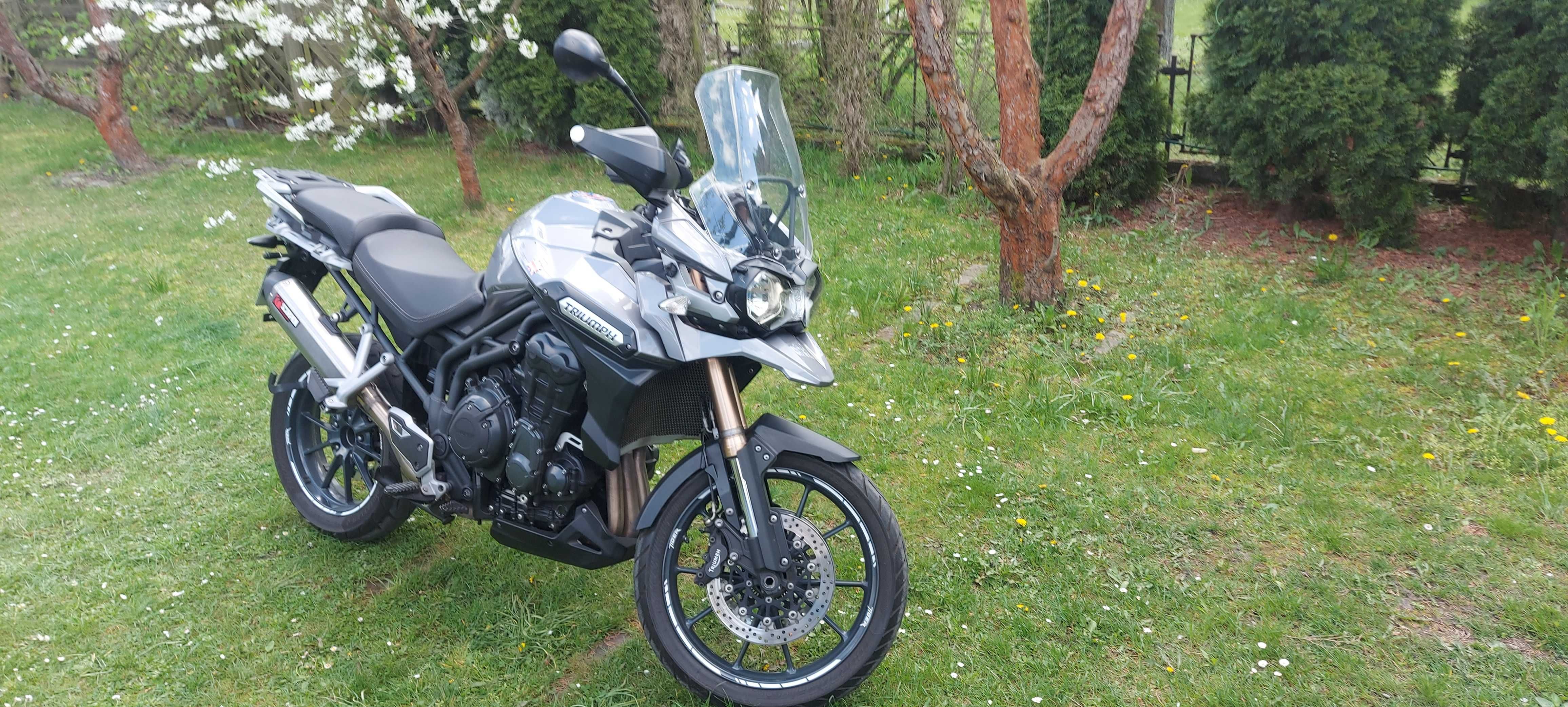 Triumph Tiger 1200 Explorer 2012r kufry Abs Scorpion jak nowy