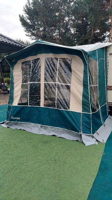 Przedsionek 250x220cm Namiot Przyczepy Kempingowej Uniwersalny Polecam