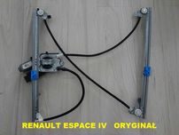 Renault Espace 4 IV Podnośnik Mechanizm Szyby Przód Lewy Oryginał [k]