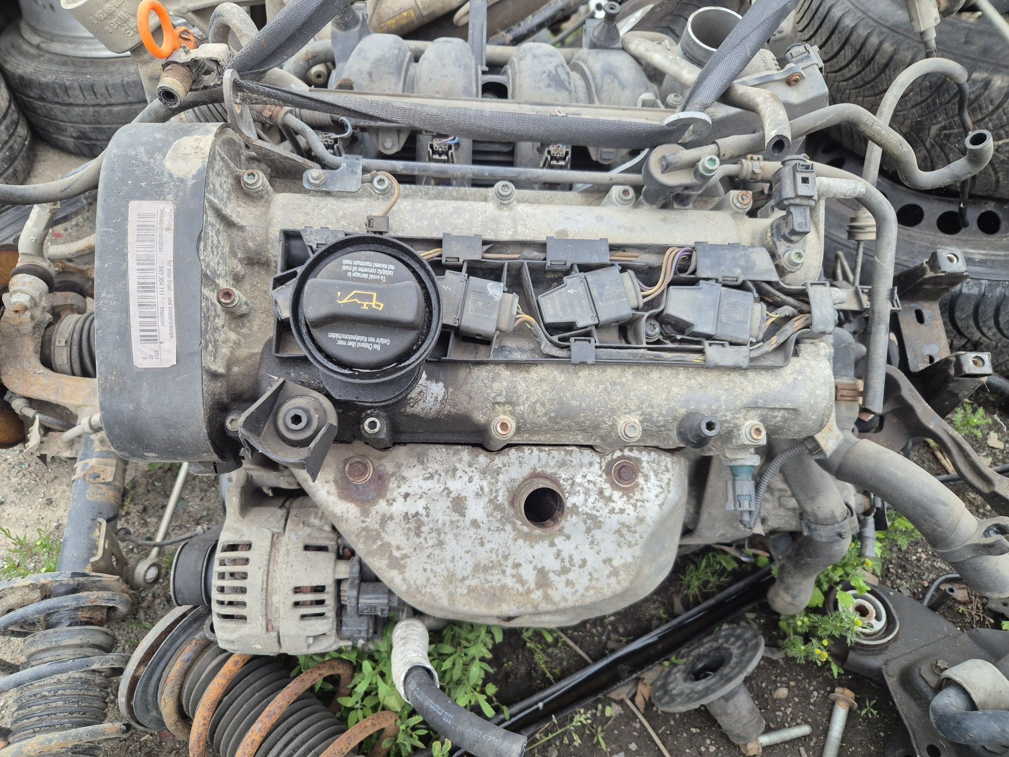 Silnik 1.4 16v BKY vw polo 9n lift