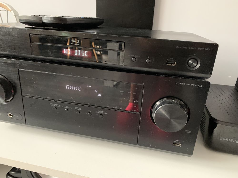 Amplituner Pioneer VSX-323 Plus DVD Pioneer BDP-160/GW/Piloty!